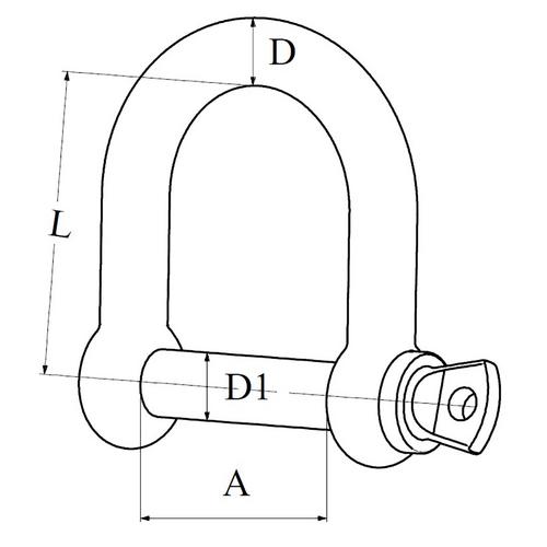 SCHACKEL SMIDD BRED 5X25X25MM